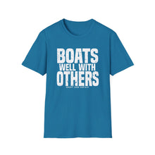 Load image into Gallery viewer, Boats Well With Others Official Credit Card Captain Softstyle T-Shirt
