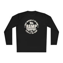 Load image into Gallery viewer, What Happens at the Ramp Stays at the Ramp Official CCC Funny Unisex Lightweight Long Sleeve Tee
