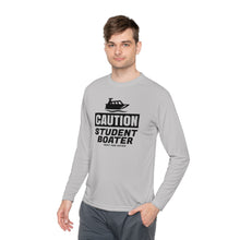 Load image into Gallery viewer, CAUTION! Student Boater! Official Credit Card Captain Funny Lightweight Long Sleeve Tee
