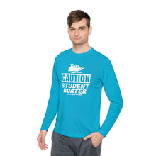 Load image into Gallery viewer, CAUTION! Student Boater! Official Credit Card Captain Funny Lightweight Long Sleeve Tee
