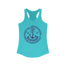 Load image into Gallery viewer, Credit Card Captain Official Broken Anchor Logo Women&#39;s Racerback Tank
