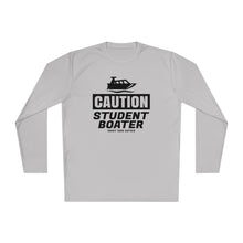 Load image into Gallery viewer, CAUTION! Student Boater! Official Credit Card Captain Funny Lightweight Long Sleeve Tee
