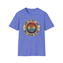 Load image into Gallery viewer, Sorry For What I Said While Docking the Boat Funny Credit Card Captain Softstyle T-Shirt
