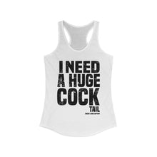 Load image into Gallery viewer, I Need a Huge Cocktail Funny Credit Card Captain Women&#39;s Racerback Tank
