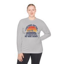 Load image into Gallery viewer, Pontoon Captain, Like a Regular Captain Only More Drunker Funny Credit Card Captain Lightweight Long Sleeve Tee
