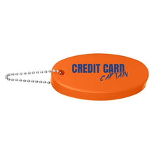 Load image into Gallery viewer, Floating Keychain- Official Credit Card Captain Floating Boat Keychain
