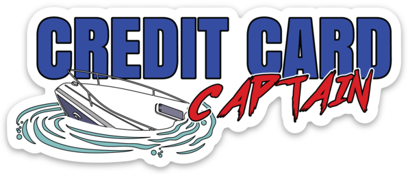 Credit Card Captain Diecut Sticker